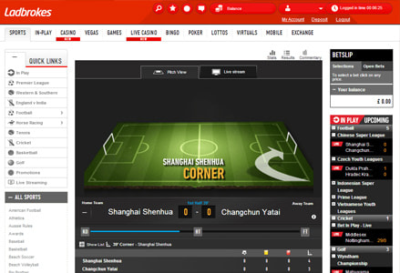 Inplay Ladbrokes